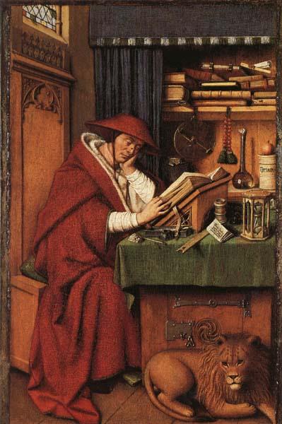 Jan Van Eyck Hl.Hieronymus Germany oil painting art